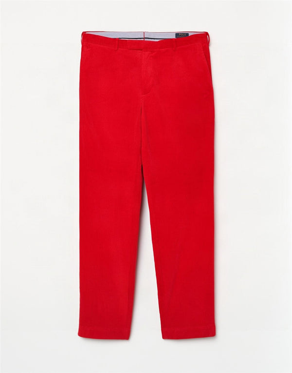 Мужские вельветовые брюки узкого кроя Polo Ralph Lauren W38 L32, красный хлопок