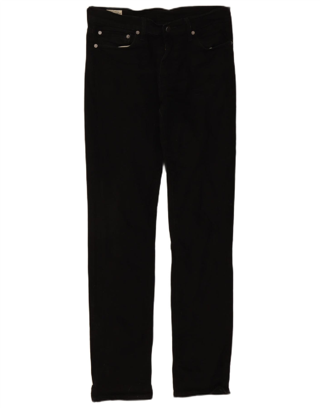 Мужские узкие джинсы Levi's W32 L34, черный хлопок