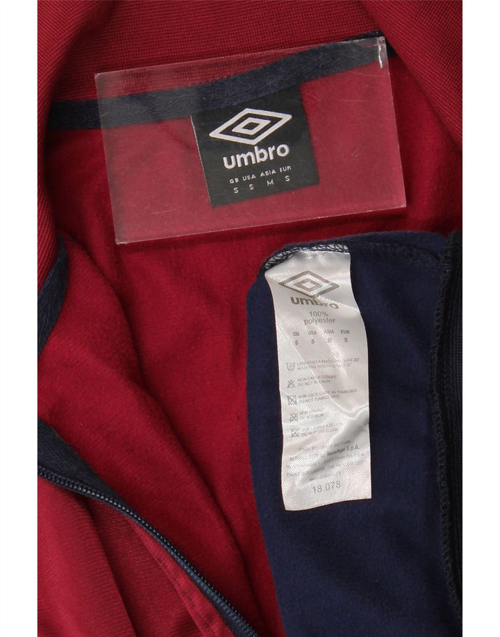UMBRO Мужской спортивный костюм, верхняя куртка, маленький темно-синий, полиэстер с цветными блоками