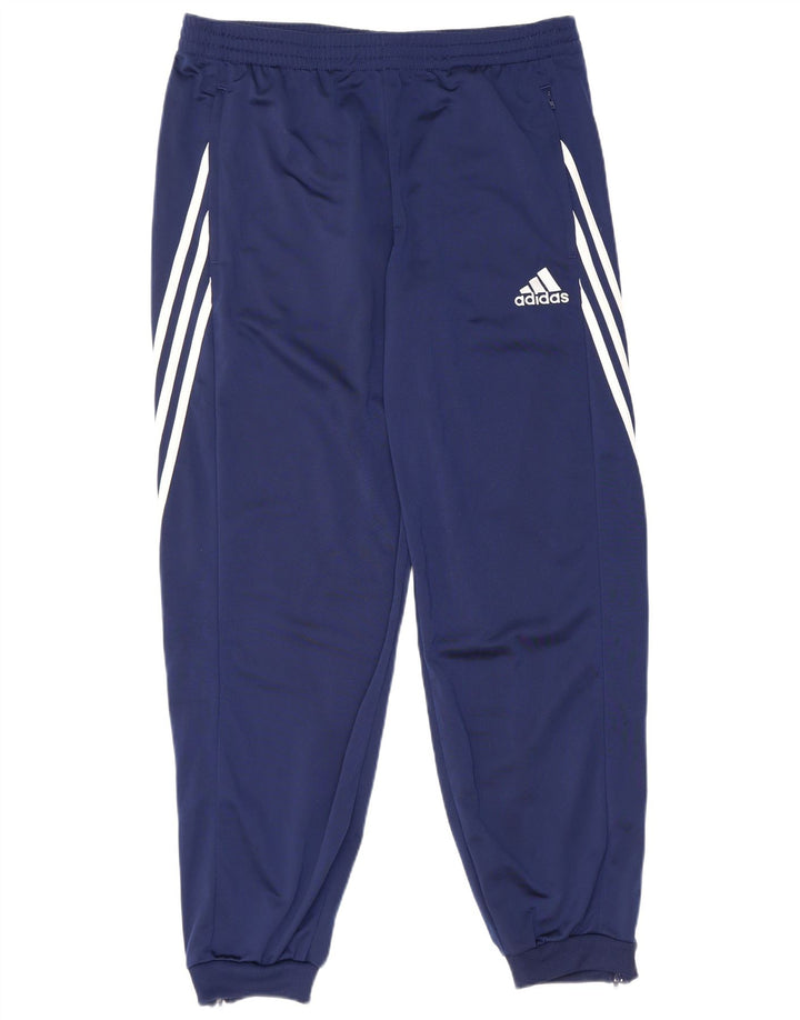 Adidas Мужские спортивные брюки Джоггеры Большой темно-синий полиэстер