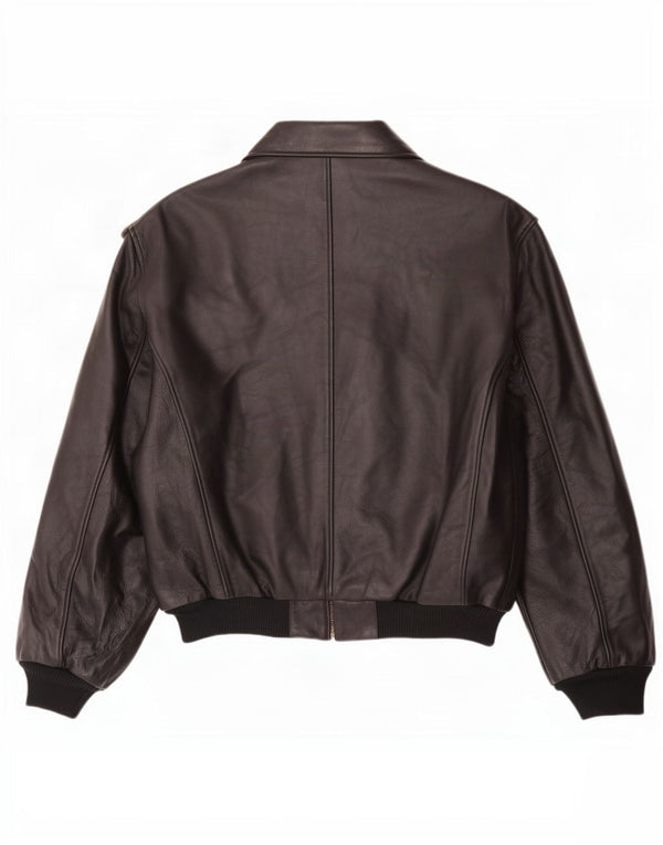 Мужская кожаная куртка-авиатор Esercito IT 48 Medium Black