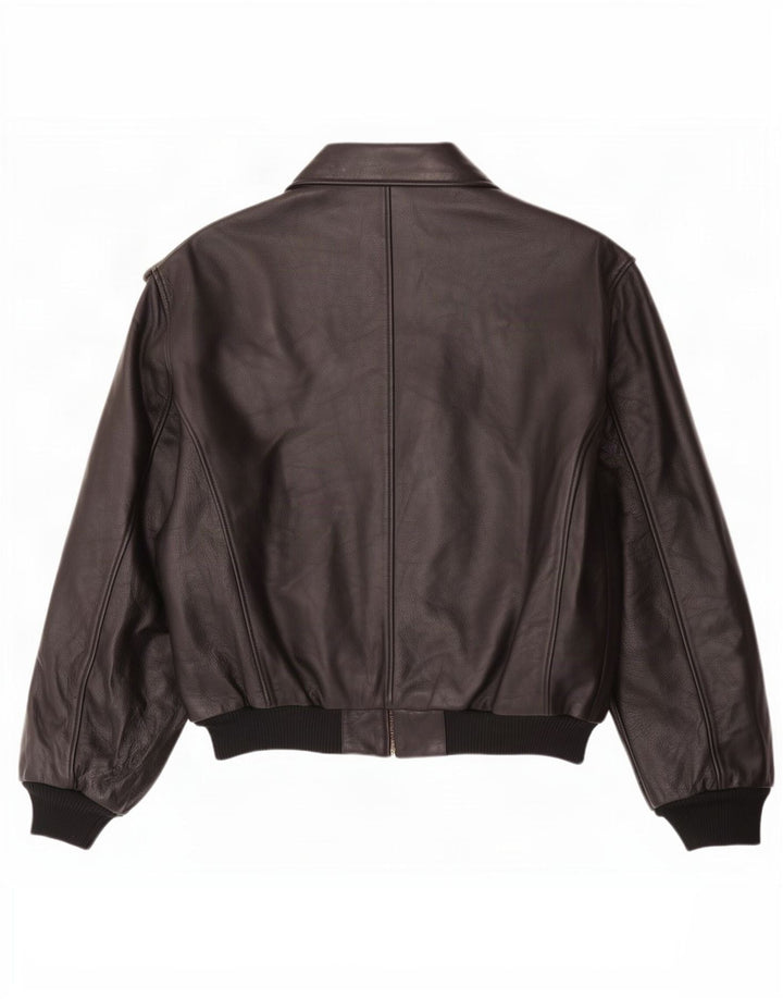 Мужская кожаная куртка-авиатор Esercito IT 48 Medium Black