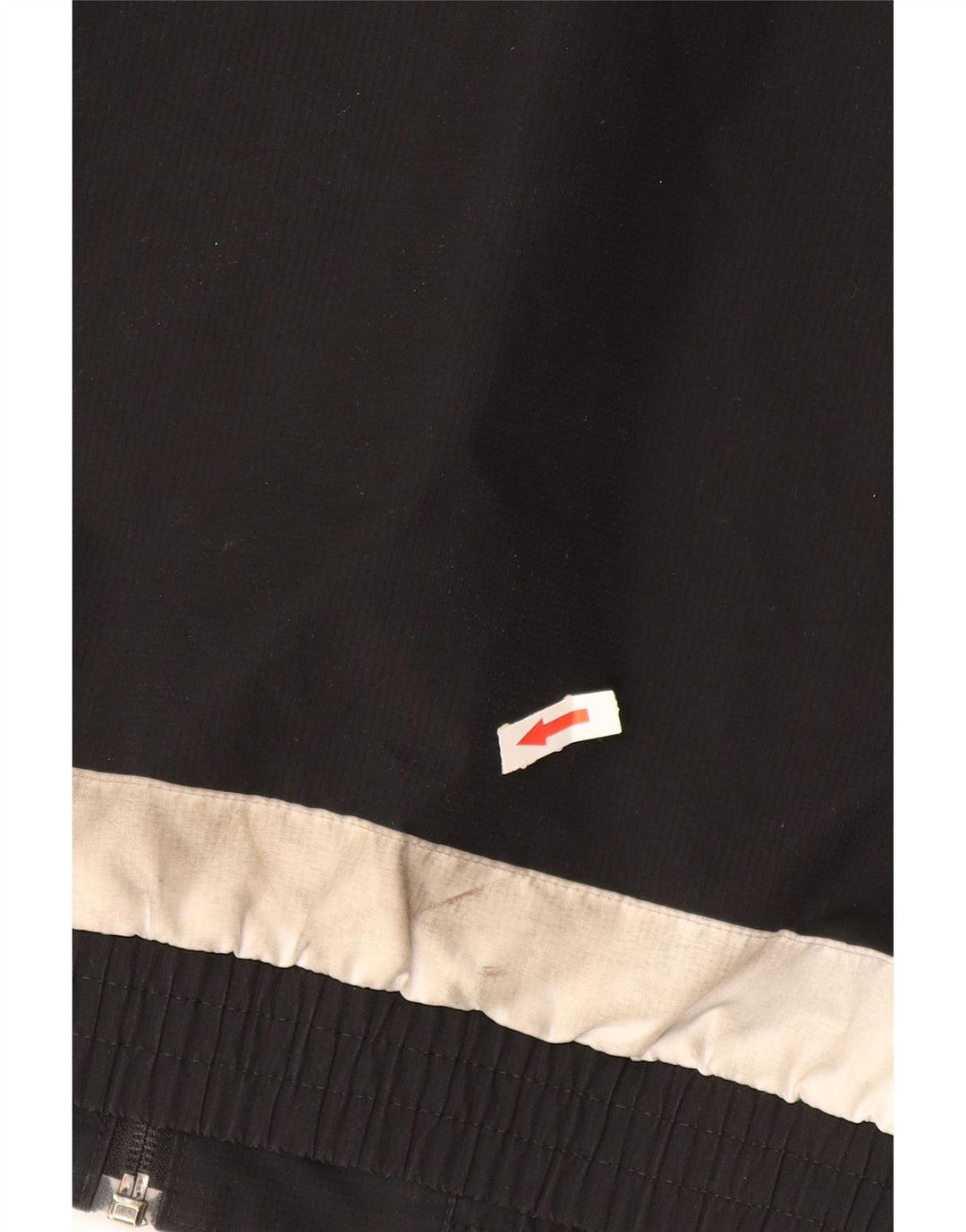 Мужская дождевик ADIDAS с капюшоном UK 38, средний черный, полиэстер с цветными блоками