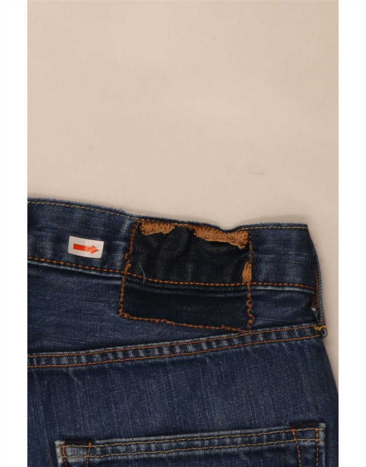 Мужские прямые джинсы Levi's W28 L32 синие, хлопок