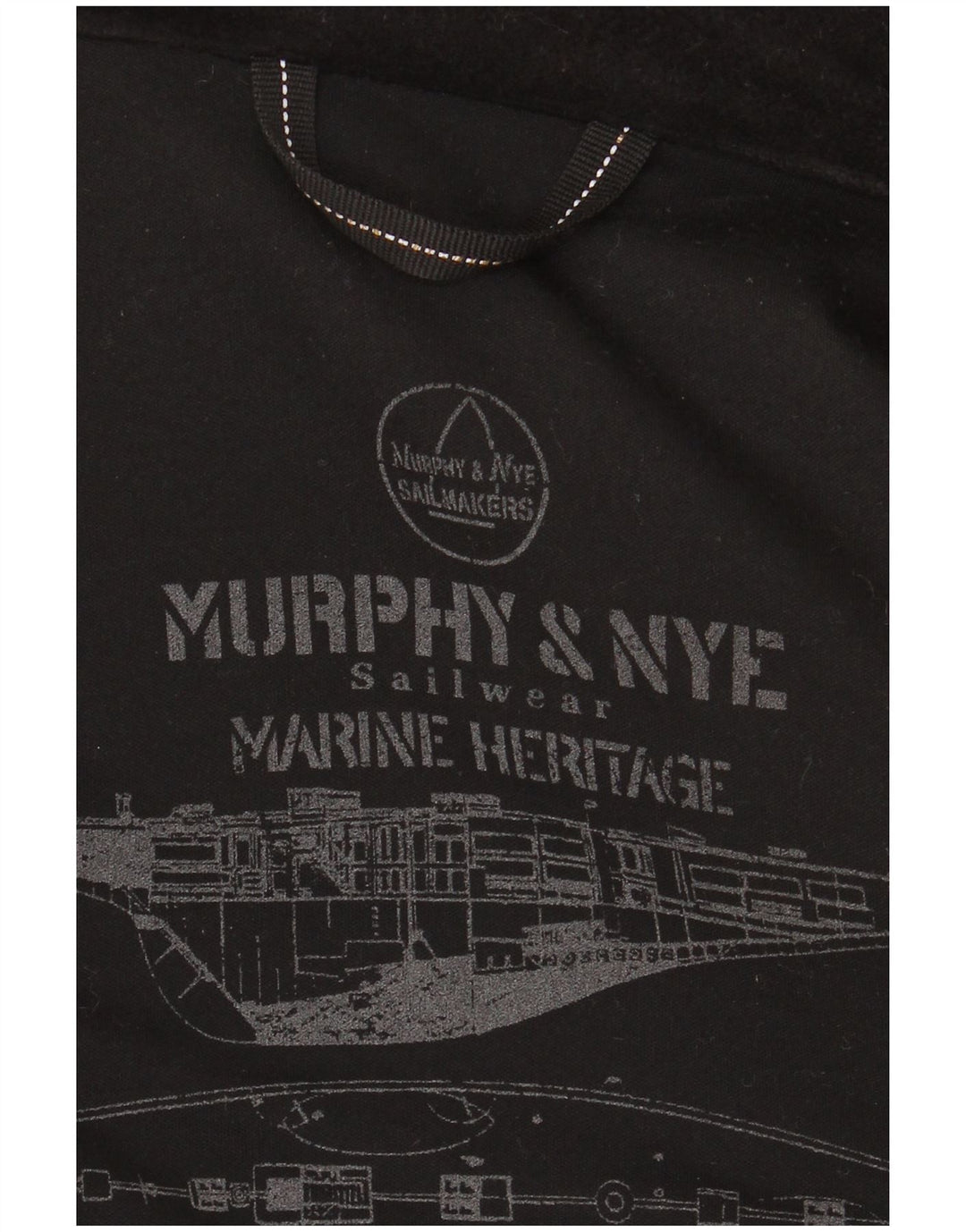 Женское полупальто оверсайз Murphy & Nye UK 14, средний черный, шерсть
