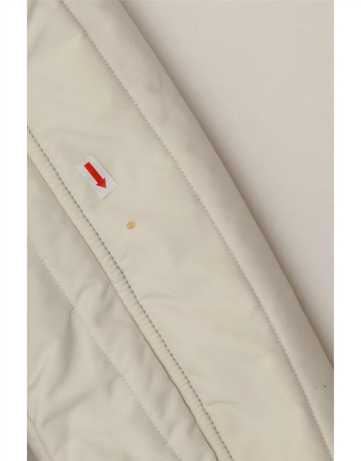 REFRIGIWEAR Girls Hooded Bomber Jacket 13-14 Years White Polyamide Vintage Refrigiwear and Second-Hand Refrigiwear from Messina Hembry 