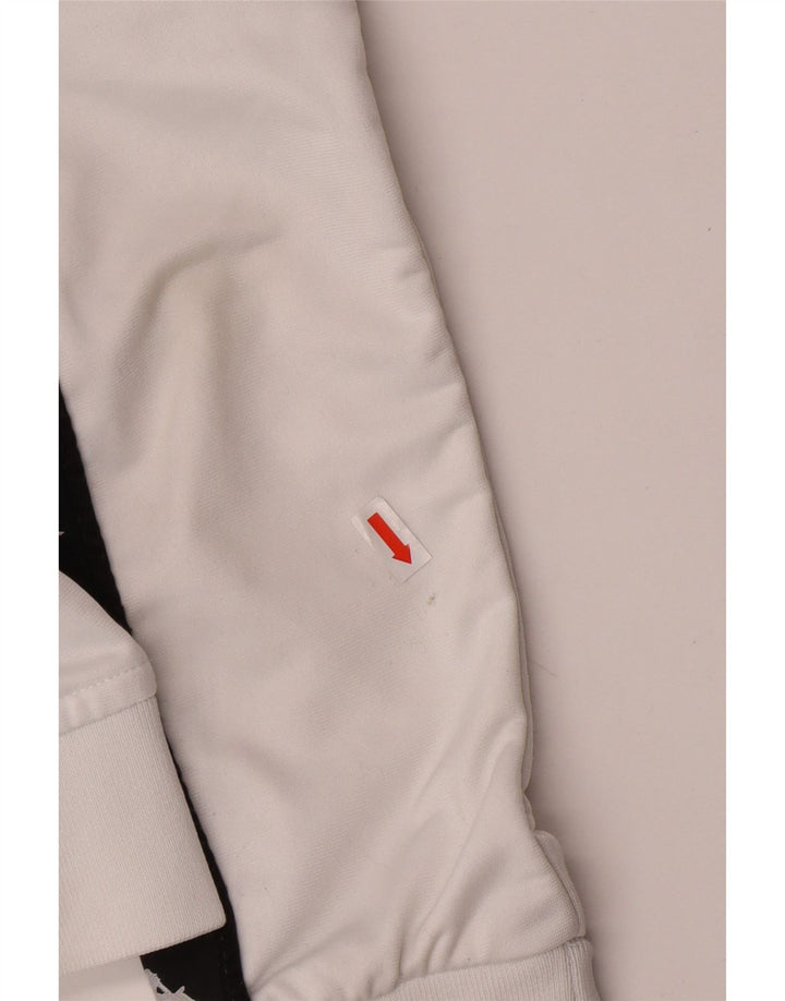 KAPPA Спортивный костюм с графическим рисунком для девочек, верхняя куртка, 11–12 лет, маленький белый