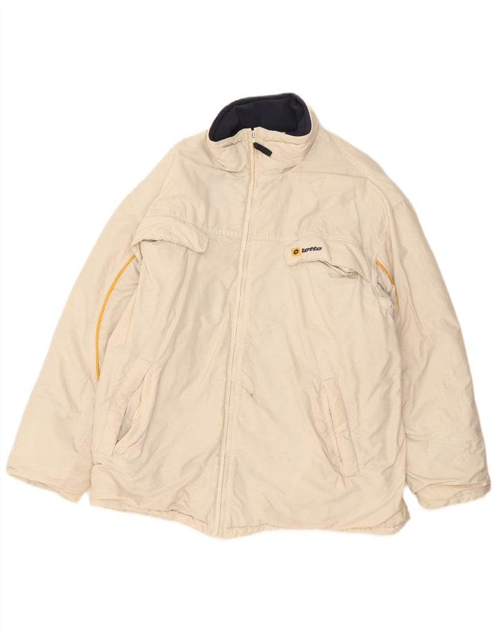 Мужская ветровка Lotto UK 38 Medium Off White Nylon