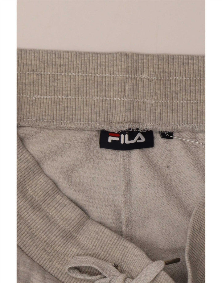 Fila Мужские спортивные брюки с графическим принтом, брюки-джоггеры, маленькие серые, из полиэстера с крапинками