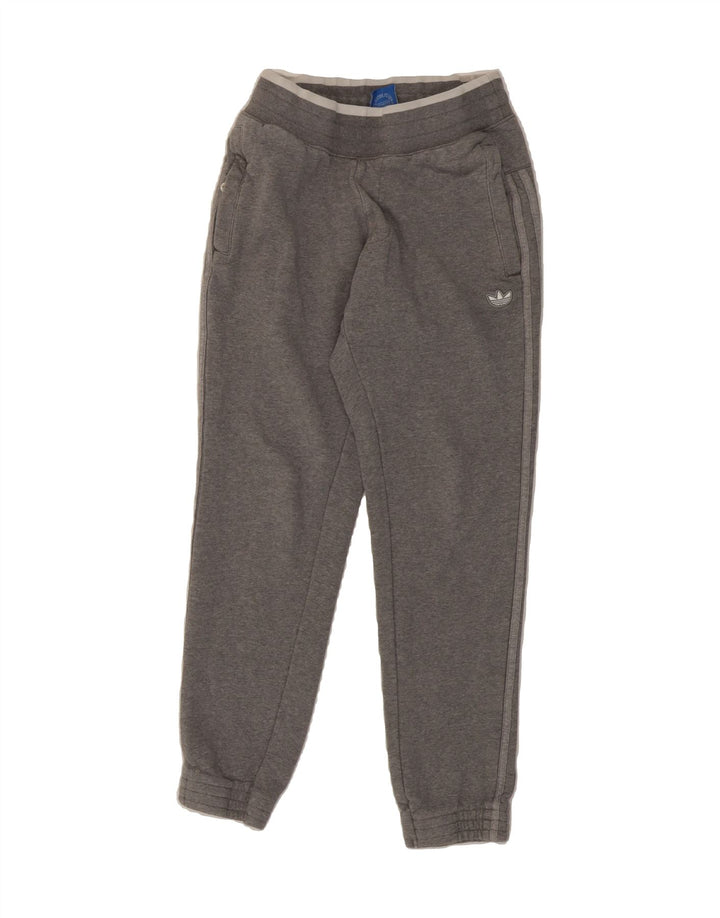 ADIDAS Mens Tracksuit Trousers Joggers Small  Grey Cotton Vintage Adidas and Second-Hand Adidas from Messina Hembry 