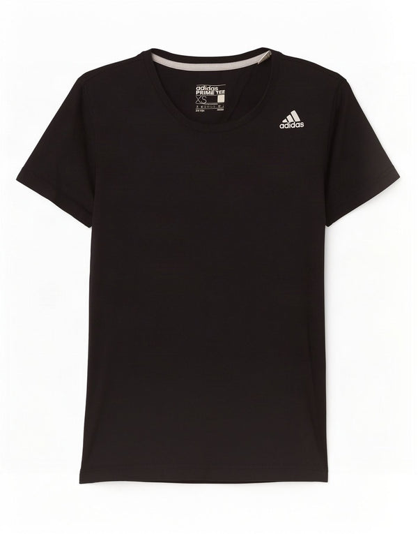 Женская футболка Adidas Climalite Top UK 4/6 XS, черный полиэстер