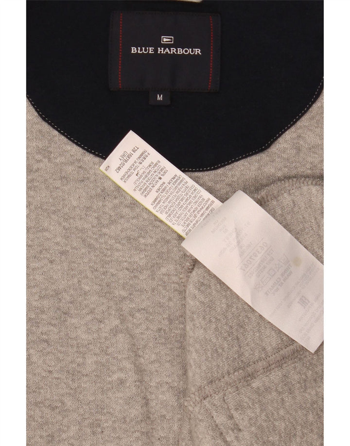 Мужской спортивный костюм Marks & Spencer Blue Harbour, хлопковая куртка среднего серого цвета