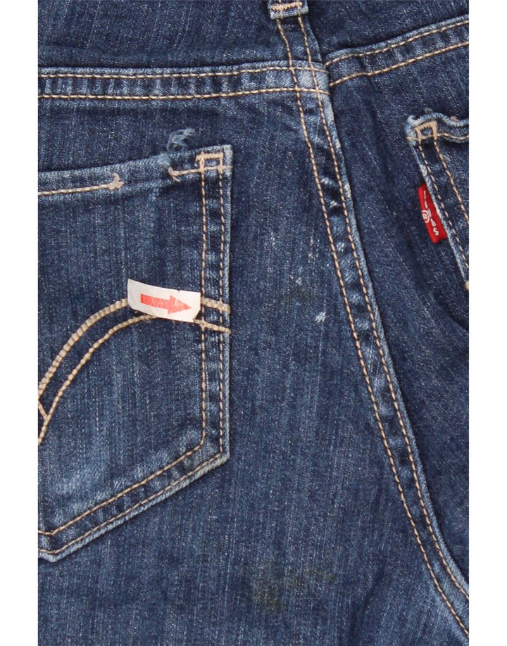 Женские прямые джинсы Levi's 524 W29 L32 синие, хлопок