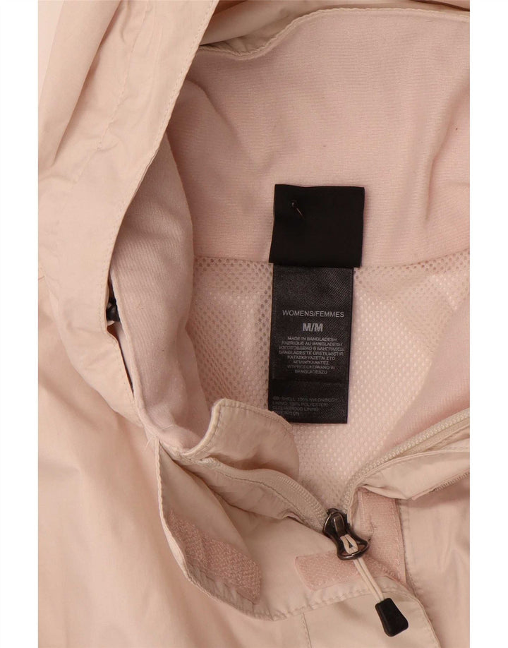 Женская дождевик с капюшоном The North Face UK 14, полиэстер среднего розового цвета