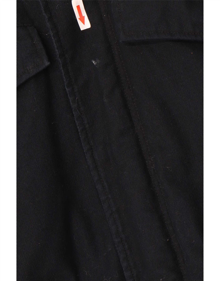 Мужская парка Carhartt с капюшоном UK 38, средний черный хлопок