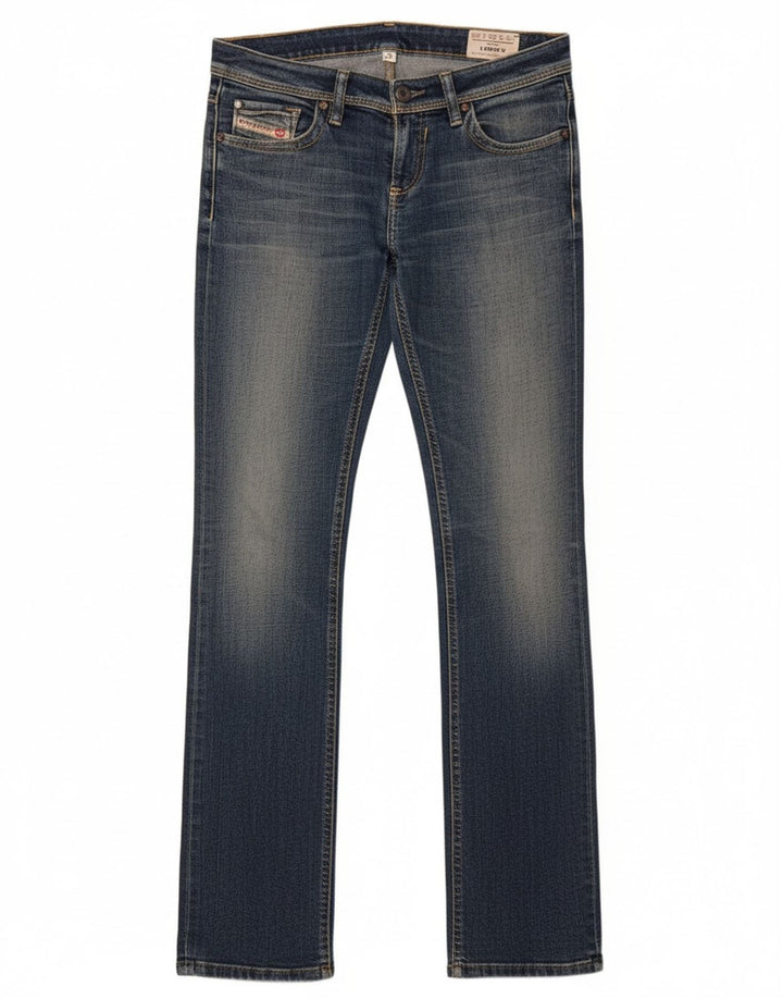 Женские прямые джинсы Diesel Lowky W26 L32, темно-синий, хлопок