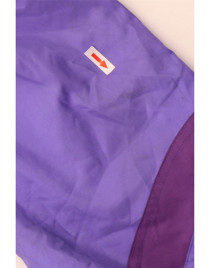 Мужская лыжная куртка Sergio Tacchini UK 42 XL фиолетового цвета из полиэстера с цветными блоками