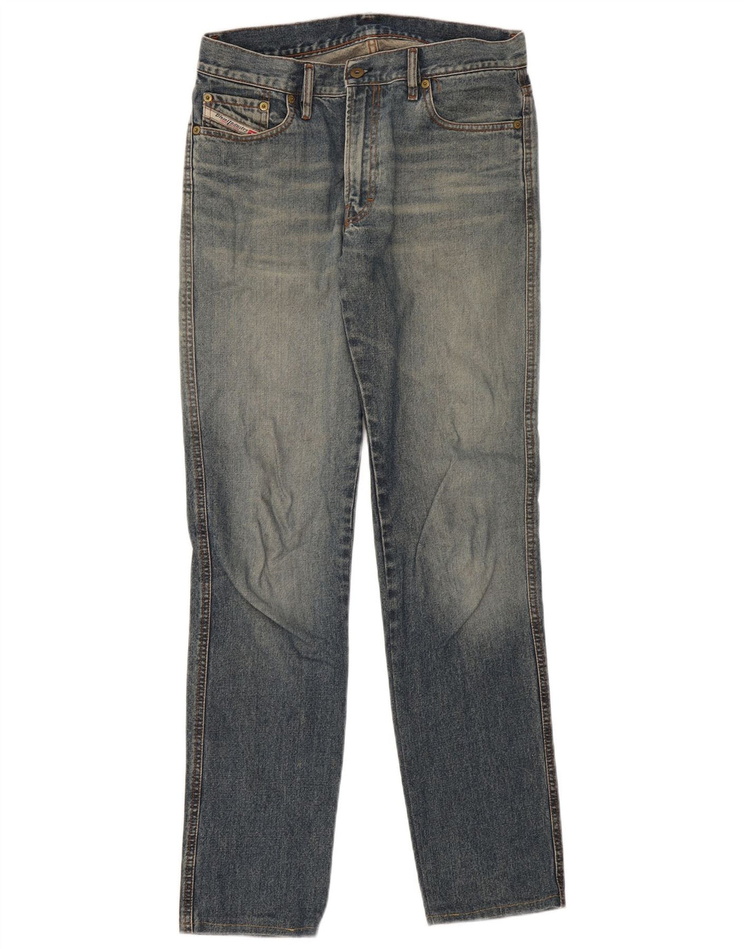 Мужские прямые джинсы Diesel W31 L31 темно-синие, хлопок