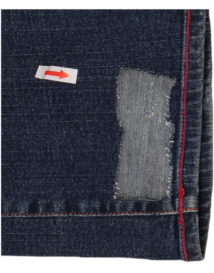 Женские прямые джинсы DIESEL W29 L33, синий хлопок