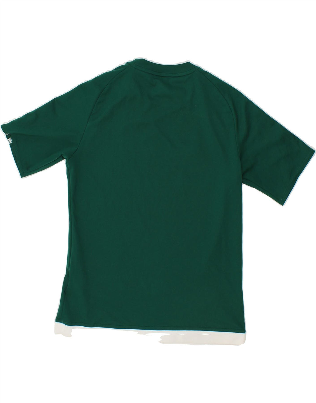 ADIDAS Boys T-Shirt Top 11-12 Years Green Polyester Vintage Adidas and Second-Hand Adidas from Messina Hembry 