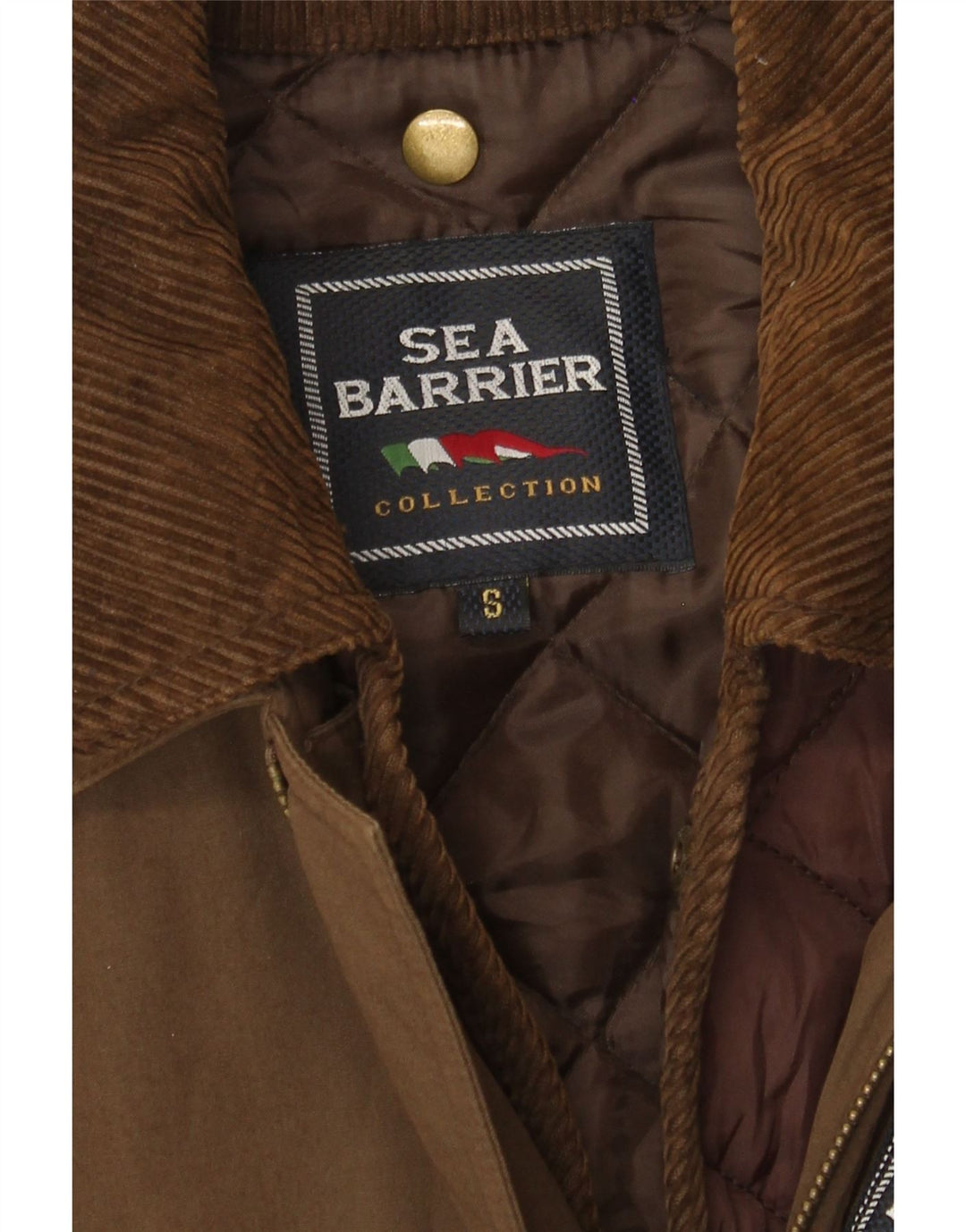Мужская ветровка свободного покроя Sea Barrier UK 36, маленький коричневый цвет