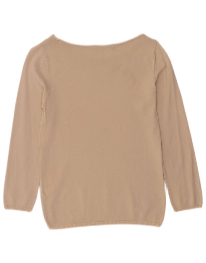 Женская блузка Zara Top UK 12, средний бежевый