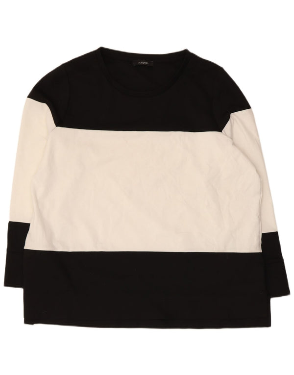 Женский топ с длинным рукавом Marks & Spencer Autograph UK 22 3XL, черный