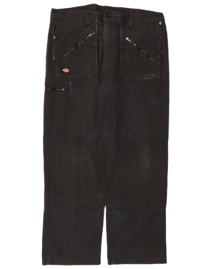Мужские прямые брюки-карго Dickies W38 L29, черный полиэстер
