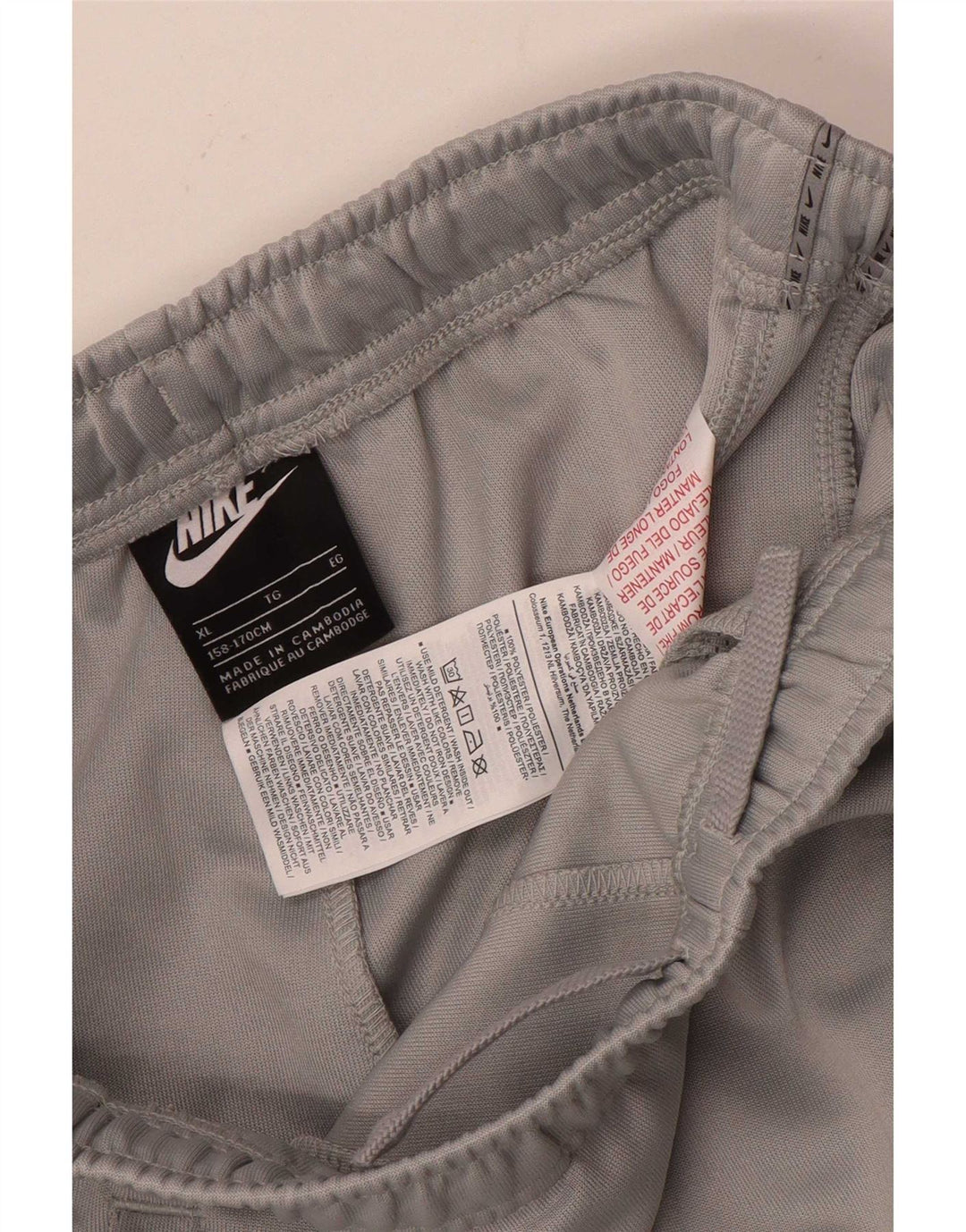 Спортивный костюм Nike для мальчиков, брюки для бега, 13–14 лет, XL, серый полиэстер
