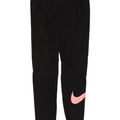 Женские леггинсы с рисунком Nike UK 12, хлопковые, средние, черные