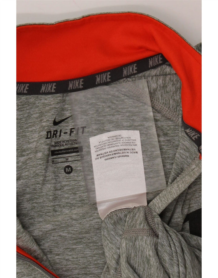 Женский спортивный пуловер NIKE Dri Fit UK 12, средний серый в крапинку