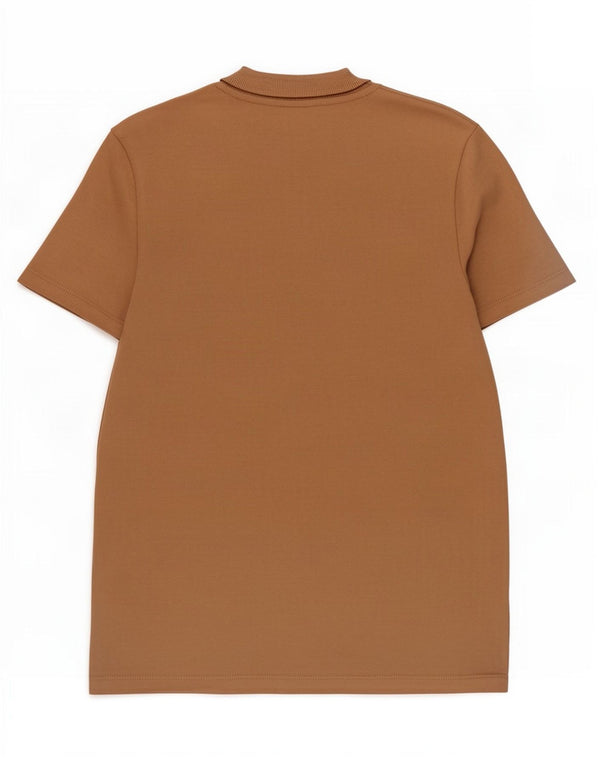 Женская футболка Zara Top UK 10, маленькая, бежевый, хлопок