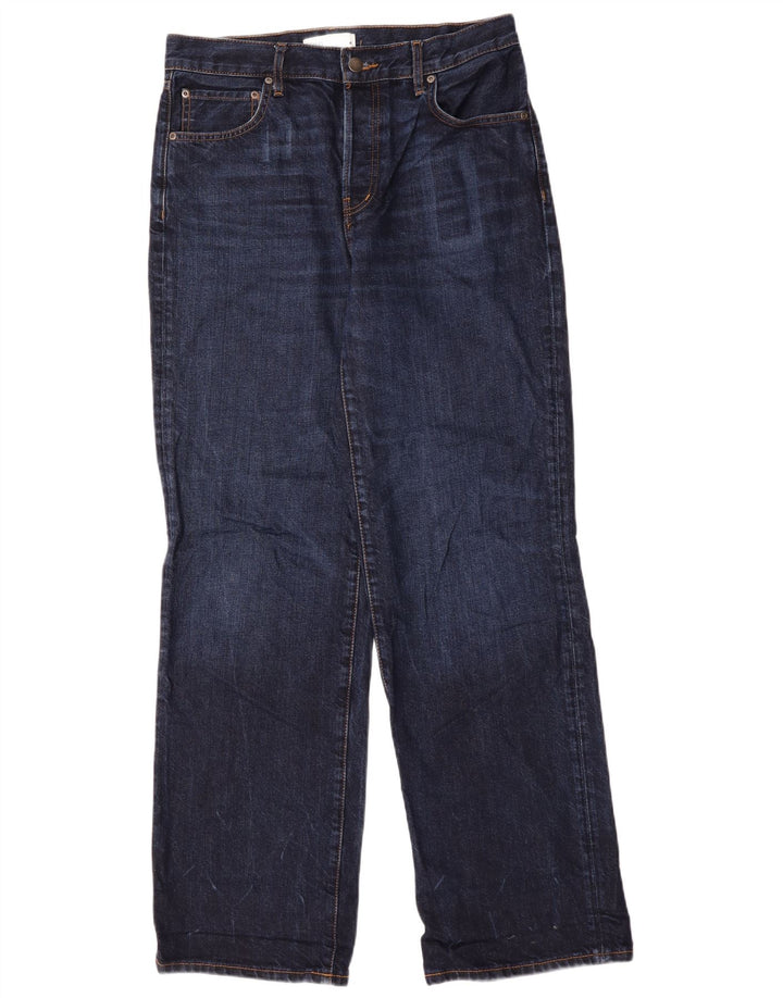 Женские прямые джинсы Zara EU 40 Medium W30 L33, синие, хлопок