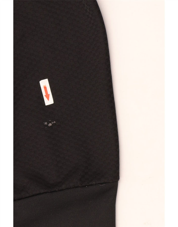 Женский свитер с рисунком Adidas UK 12, средний черный, полиэстер