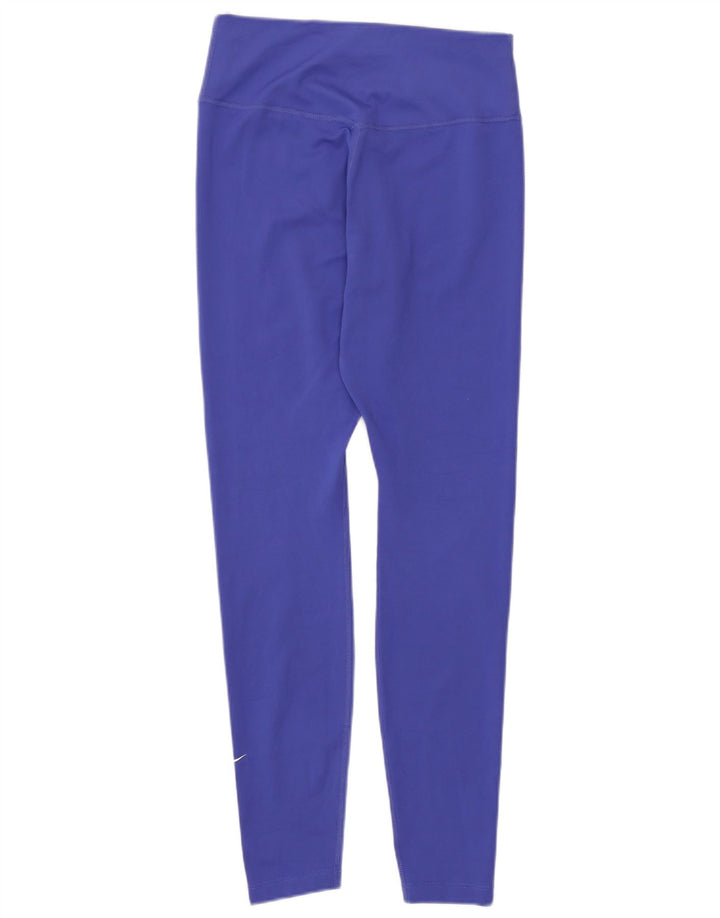 Женские леггинсы Nike Dri Fit UK 8, маленькие синие, полиэстер