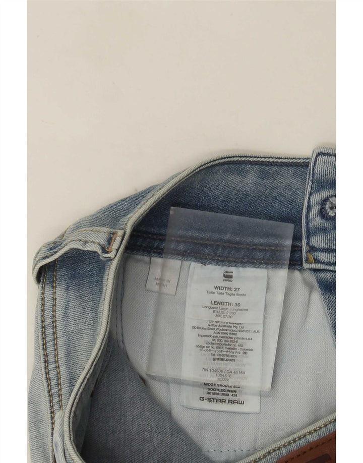 Мужские джинсы G-Star Bootcut W27 L30 синие, хлопок