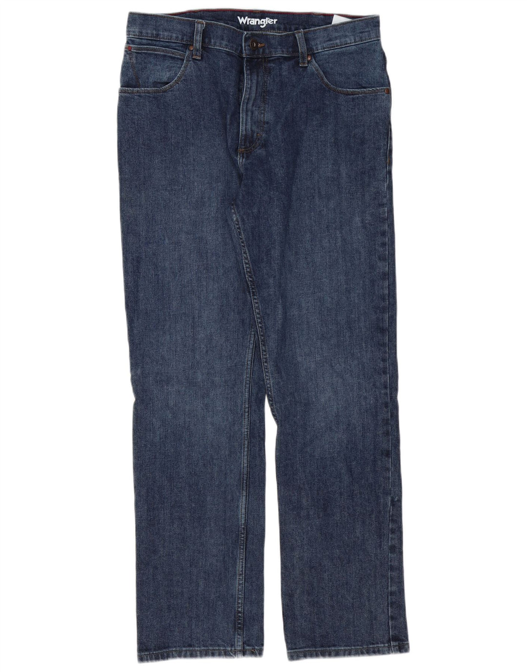 Мужские прямые джинсы Wrangler W34 L32, синий хлопок