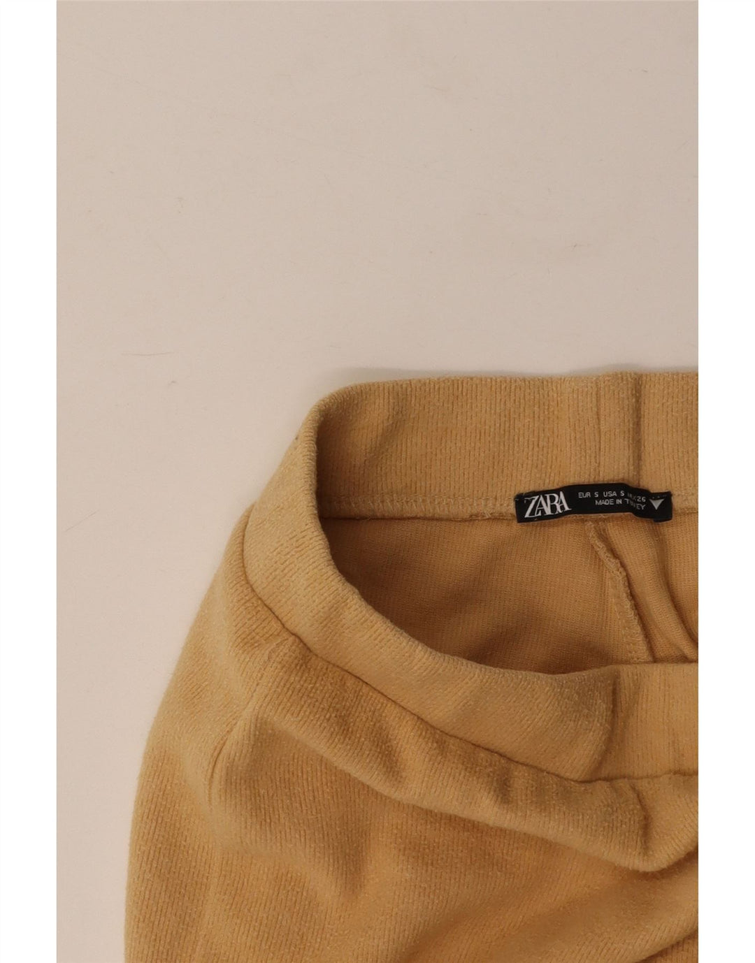 Женские спортивные брюки ZARA UK 8, маленькие, бежевые