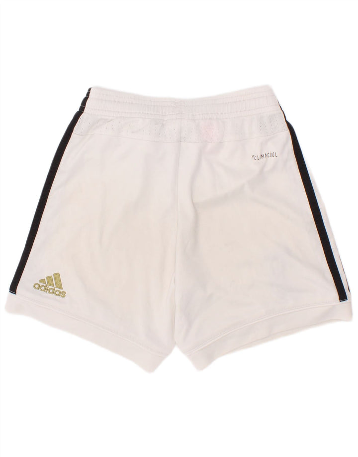 Спортивные шорты Adidas для мальчиков Juventus с рисунком, 7-8 лет, белый полиэстер