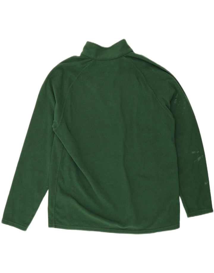 MOUNTAIN WAREHOUSE Mens Zip Neck Fleece Jumper XL Green Polyester Vintage Mountain Warehouse and Second-Hand Mountain Warehouse from Messina Hembry 