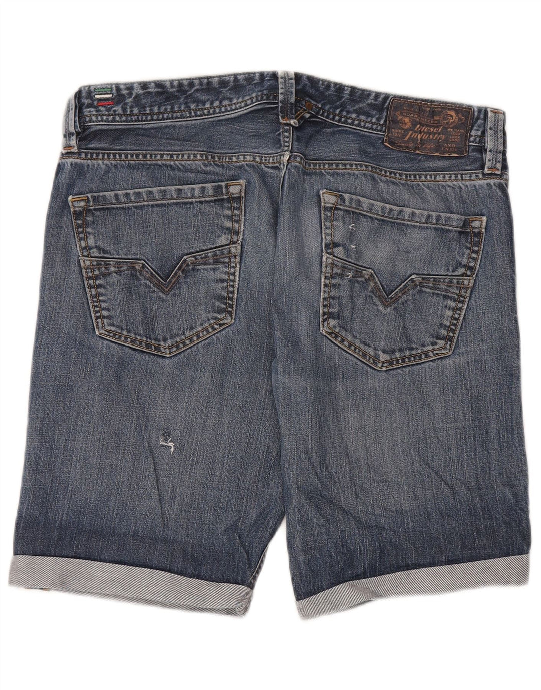 Мужские джинсовые шорты Diesel W34, большие синие, хлопок