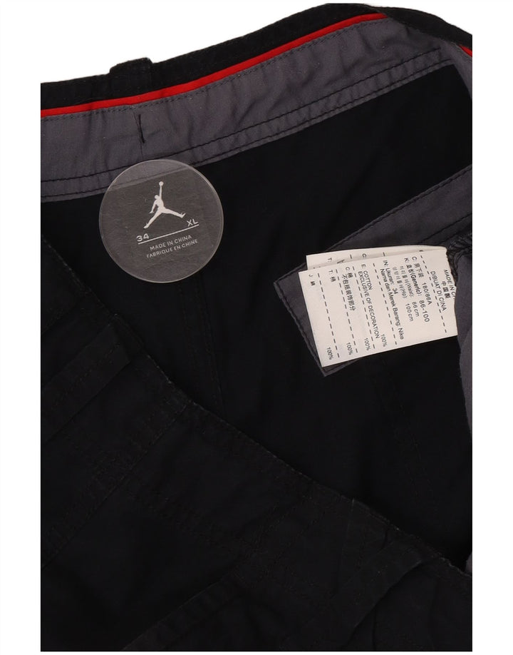 Мужские шорты-бермуды Jordan XL W34, черный хлопок