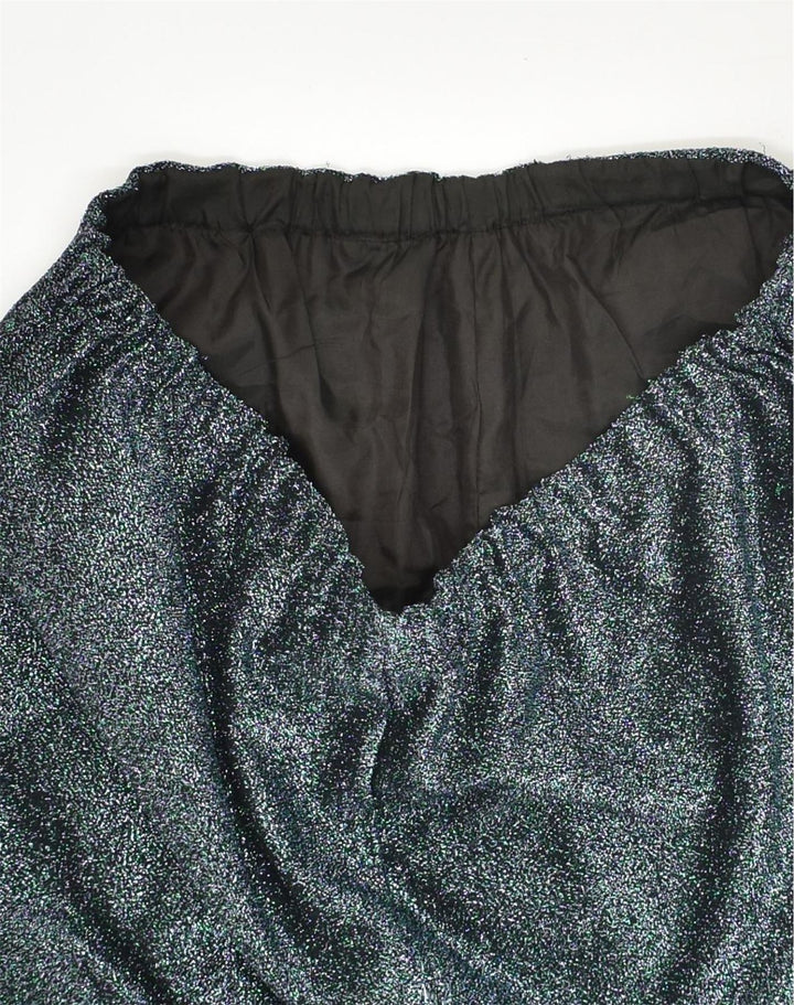 VINTAGE Womens Midi Skirt W32 Large Blue | Vintage Vintage | Thrift | Second-Hand Vintage | Used Clothing | Messina Hembry 