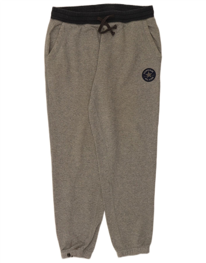 Мужские спортивные брюки Converse Joggers, большие серые хлопковые брюки