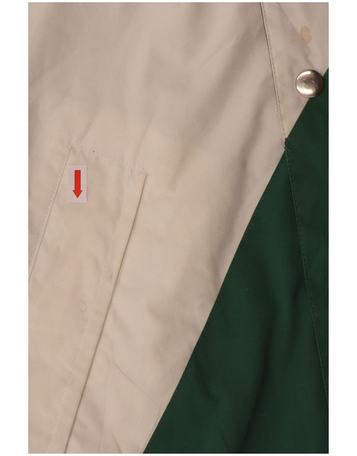 Мужская куртка-бомбер Patriot с капюшоном, Великобритания, 36, маленькая, зеленая, хлопковая с цветными блоками