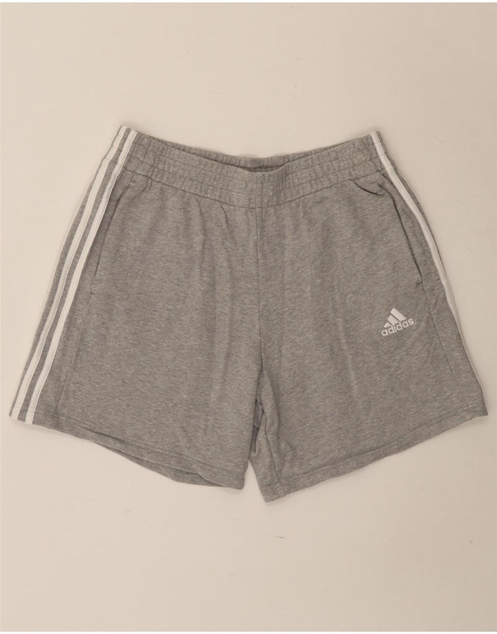 Мужские спортивные шорты Adidas, большие серые хлопковые крапинки