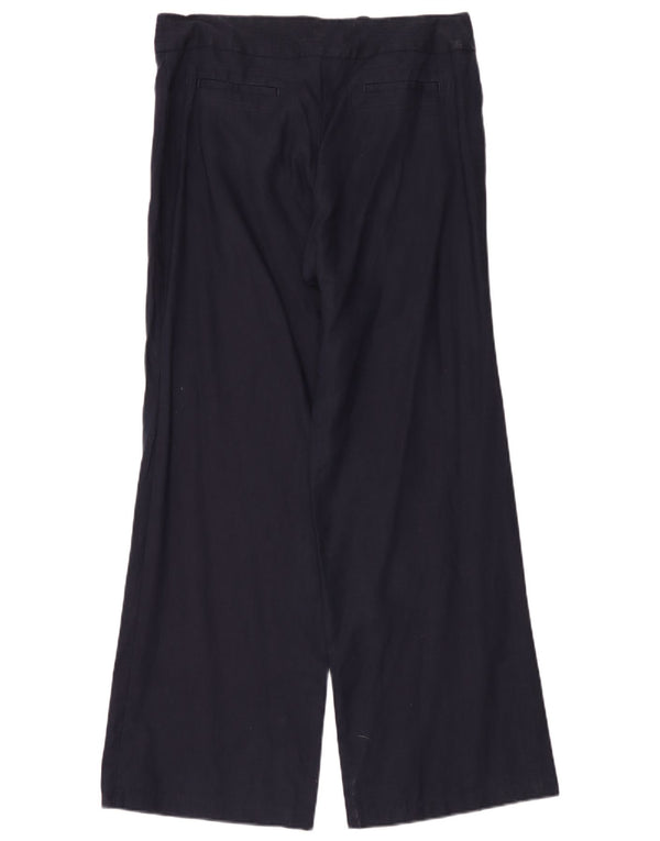 Женские широкие брюки Marks & Spencer UK 14, большие W34 L32, темно-синие