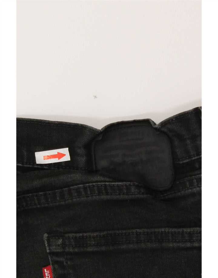 Мужские прямые джинсы Levi's W33 L30, черный хлопок