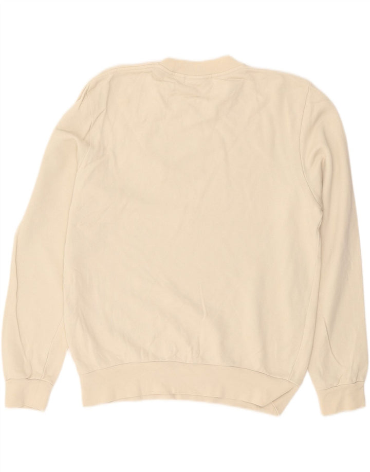 Мужской свитшот Lacoste Classic Fit с рисунком, размер 4, средний бежевый