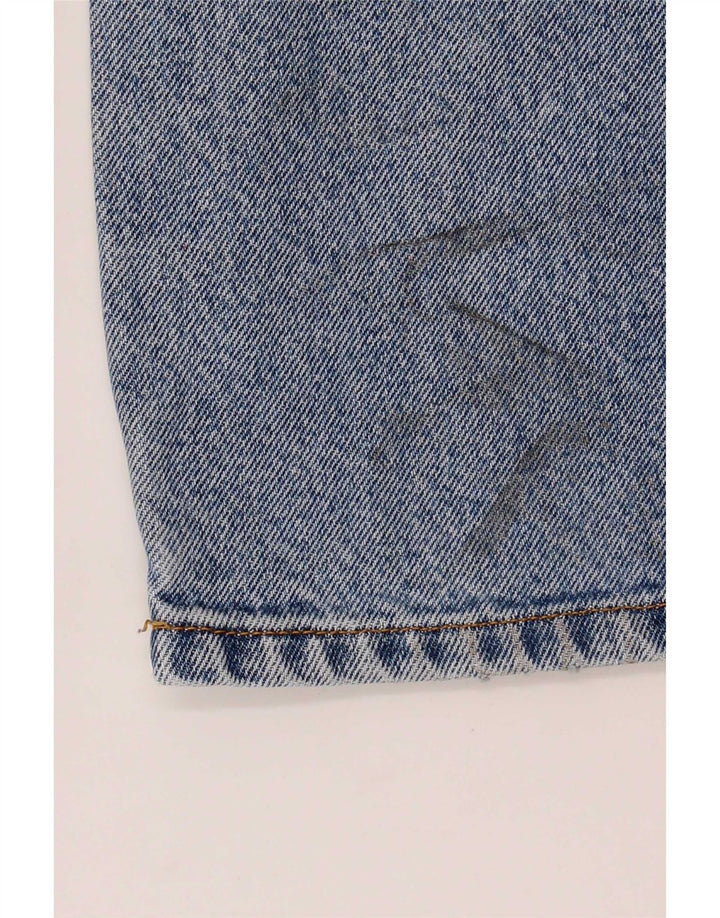 Мужские прямые джинсы Wrangler стандартного кроя W32 L30, синие, хлопок